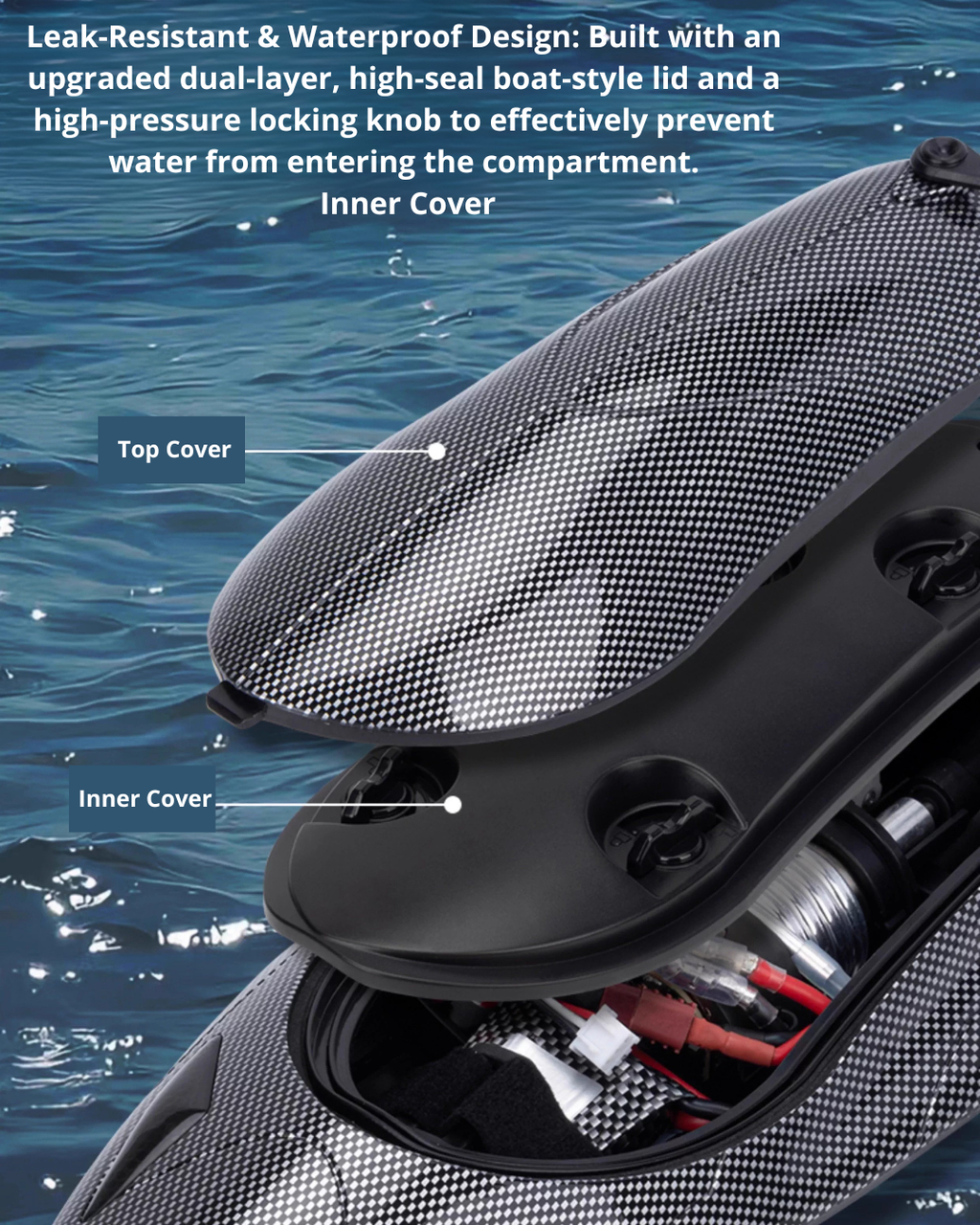 High-Speed RC Jet Boat with Self-Righting & LED Night Lights