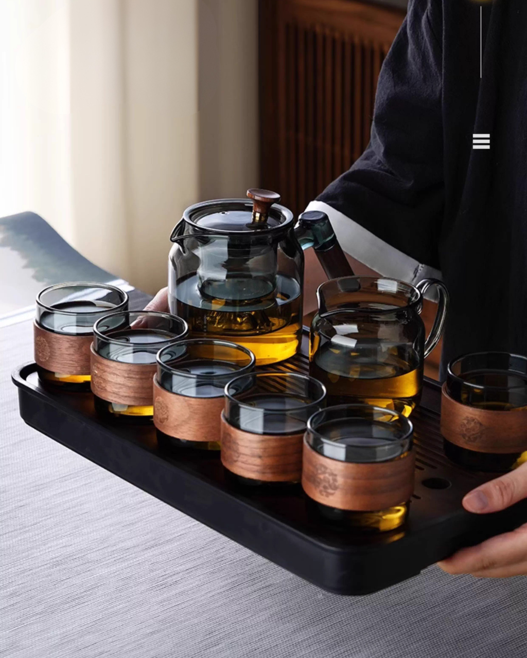 Elegant Glass Tea Set for Everyday Brewing & Mindful Gatherings