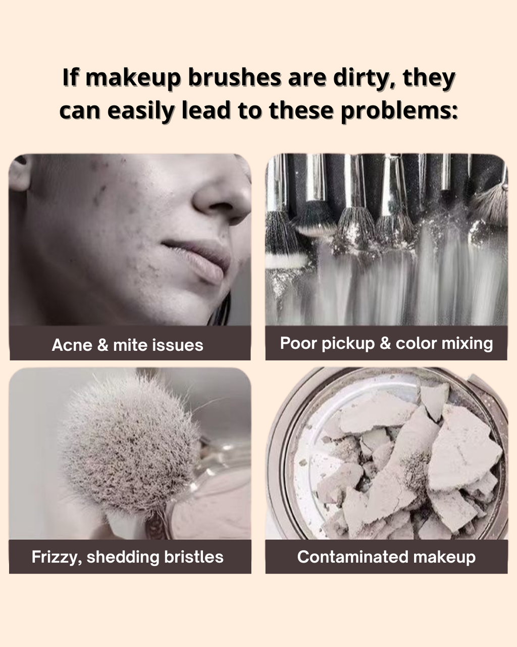 USB Makeup Brush Cleaner & Dryer – Quick, Travel-Friendly Beauty Tool