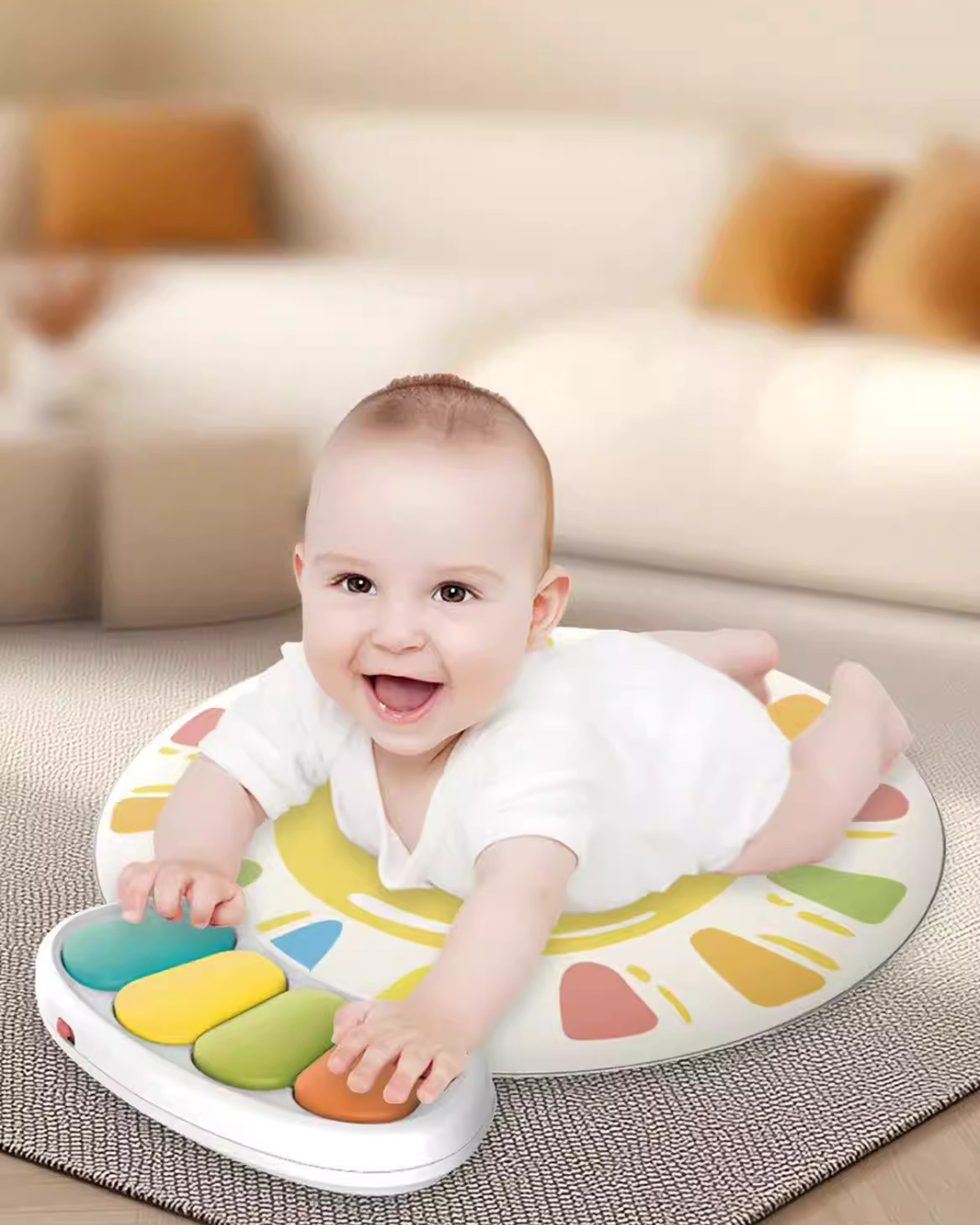 Interactive 3-Stage Baby Jumper & Activity Chair with Rotating Seat