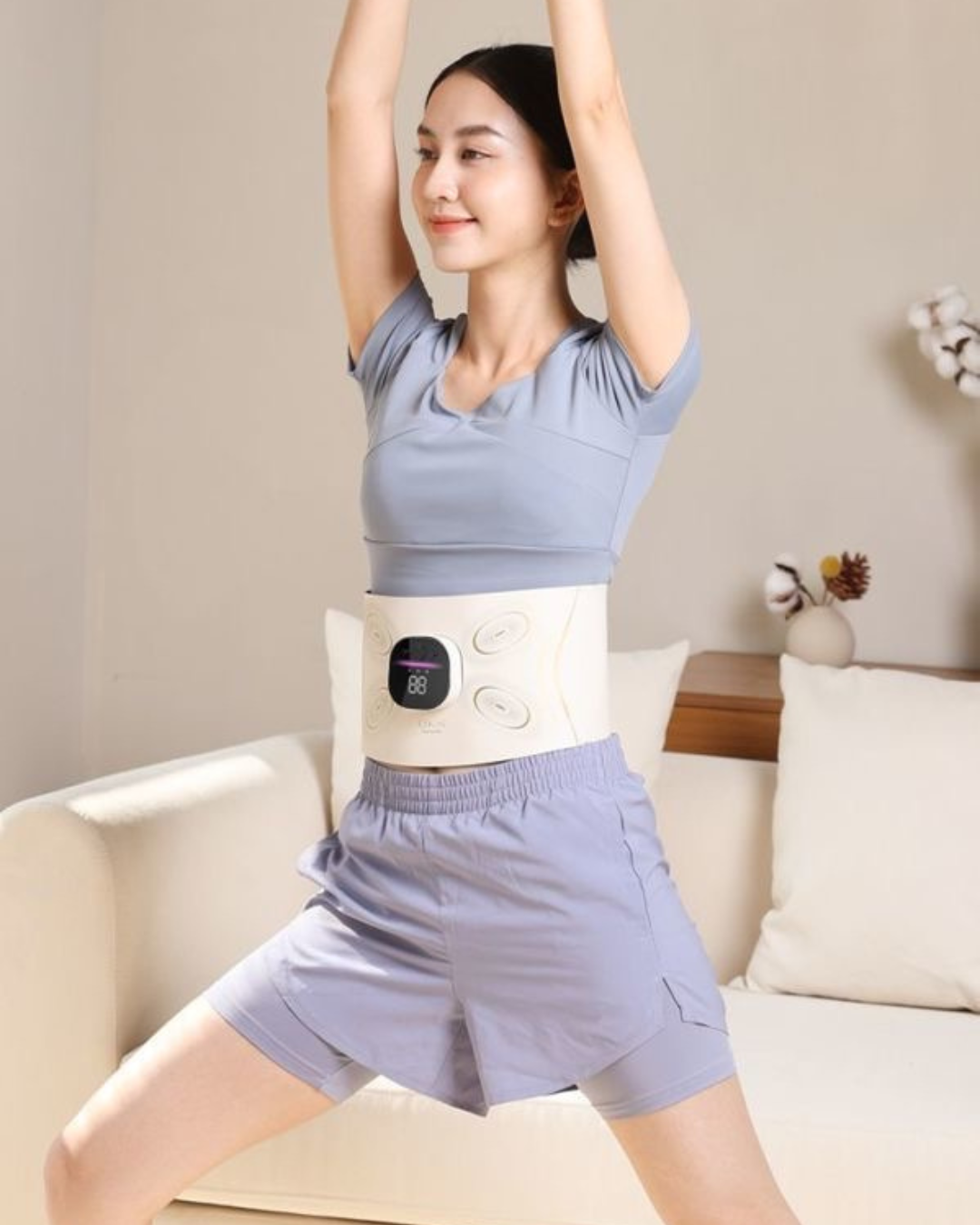 Slim & Comfortable EMS Waist Belt for Home, Work & Daily Use