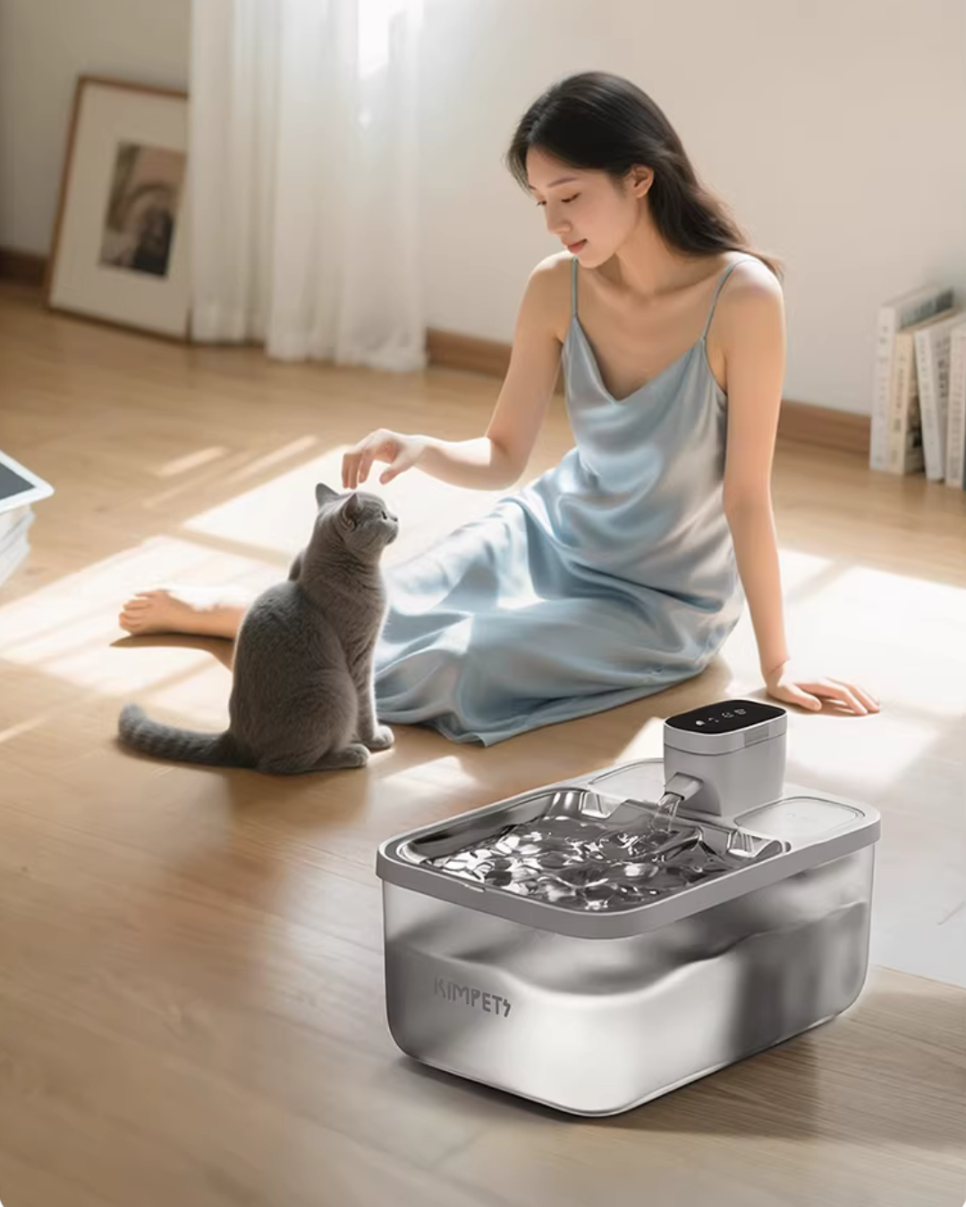 Smart Pet Water Fountain for Cats & Dogs with 5-Stage Filtration
