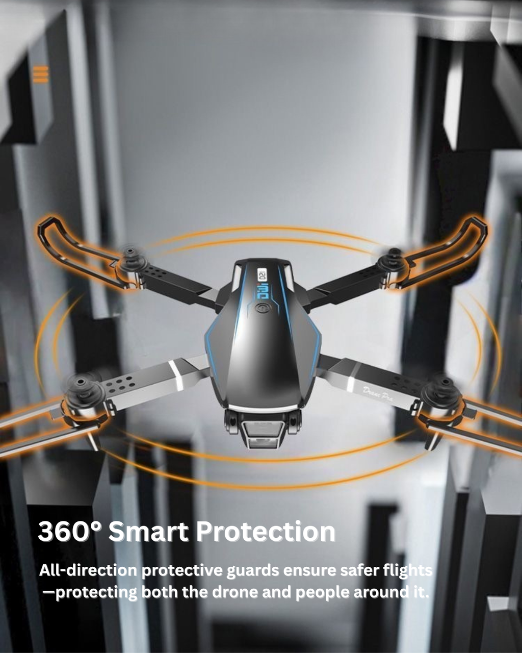 Beginner-Friendly 8K HD Dual Camera Drone with Optical Flow Hover & Live FPV