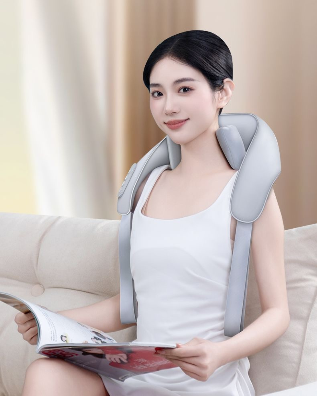 Shiatsu Neck & Body Massager with Heat – Relax & Relieve Muscles