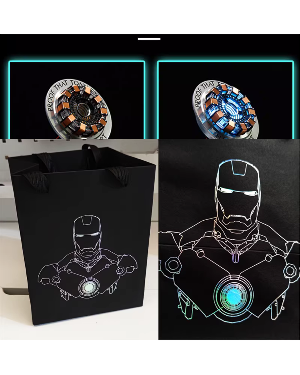 Arc Reactor Display Model with Real Copper Coils & Metal Frame