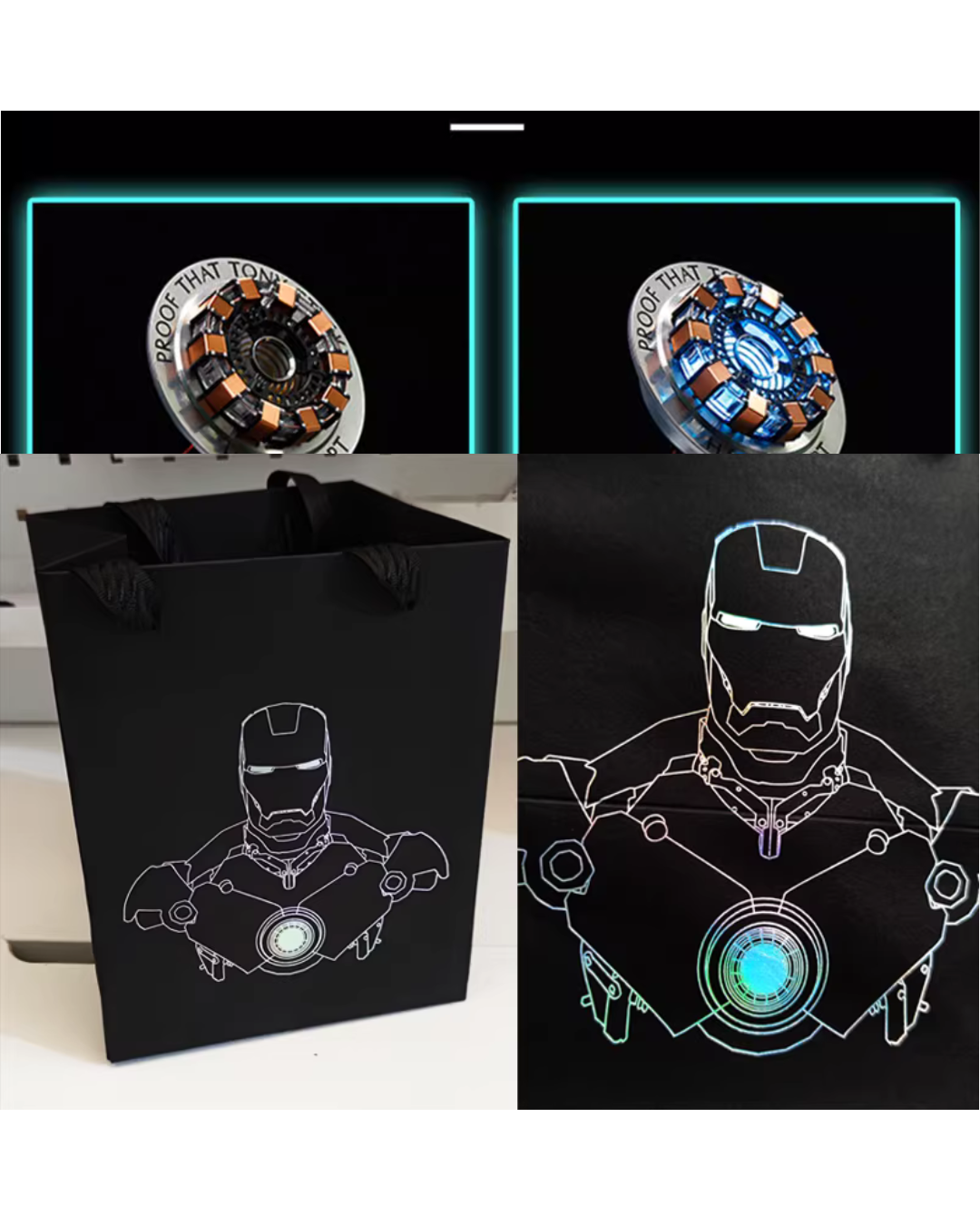 Arc Reactor Display Model with Real Copper Coils & Metal Frame