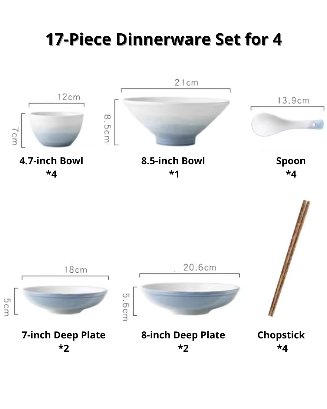 Hand-Painted Nordic Ceramic Dinnerware Set — Minimalist, Unique Design