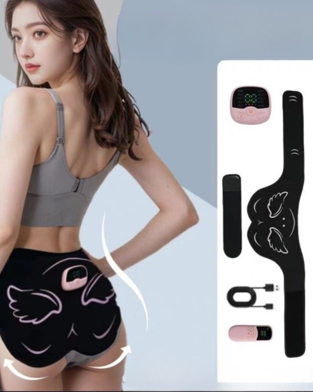 EMS & TENS Glute Trainer – Tone, Lift & Sculpt Glutes at Home