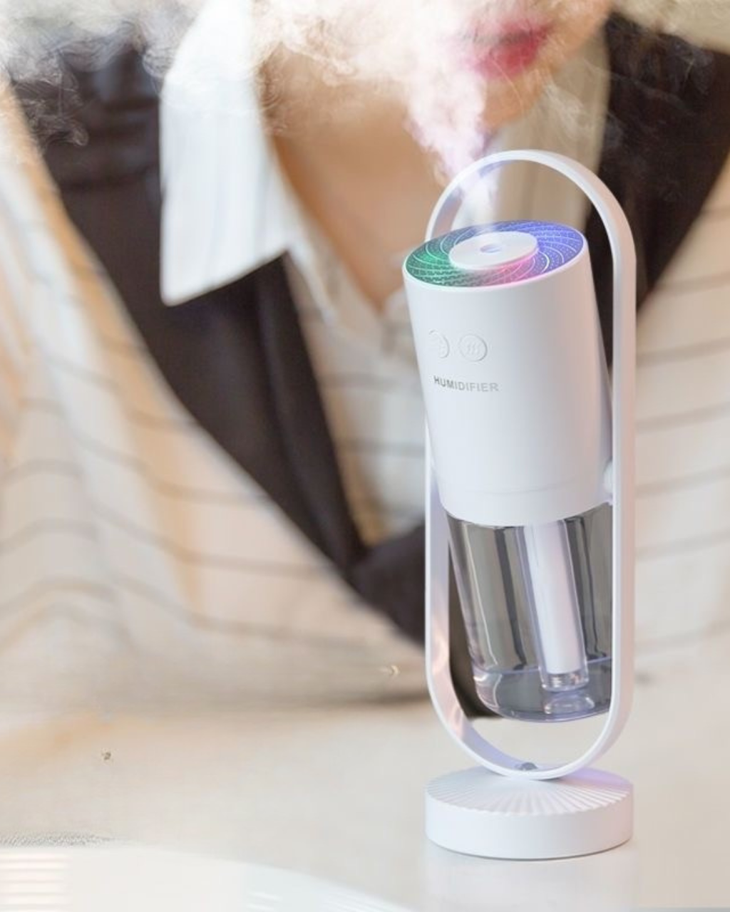 MagicGlow Nano Humidifier with Multicolor LED — Calm & Cozy Spaces