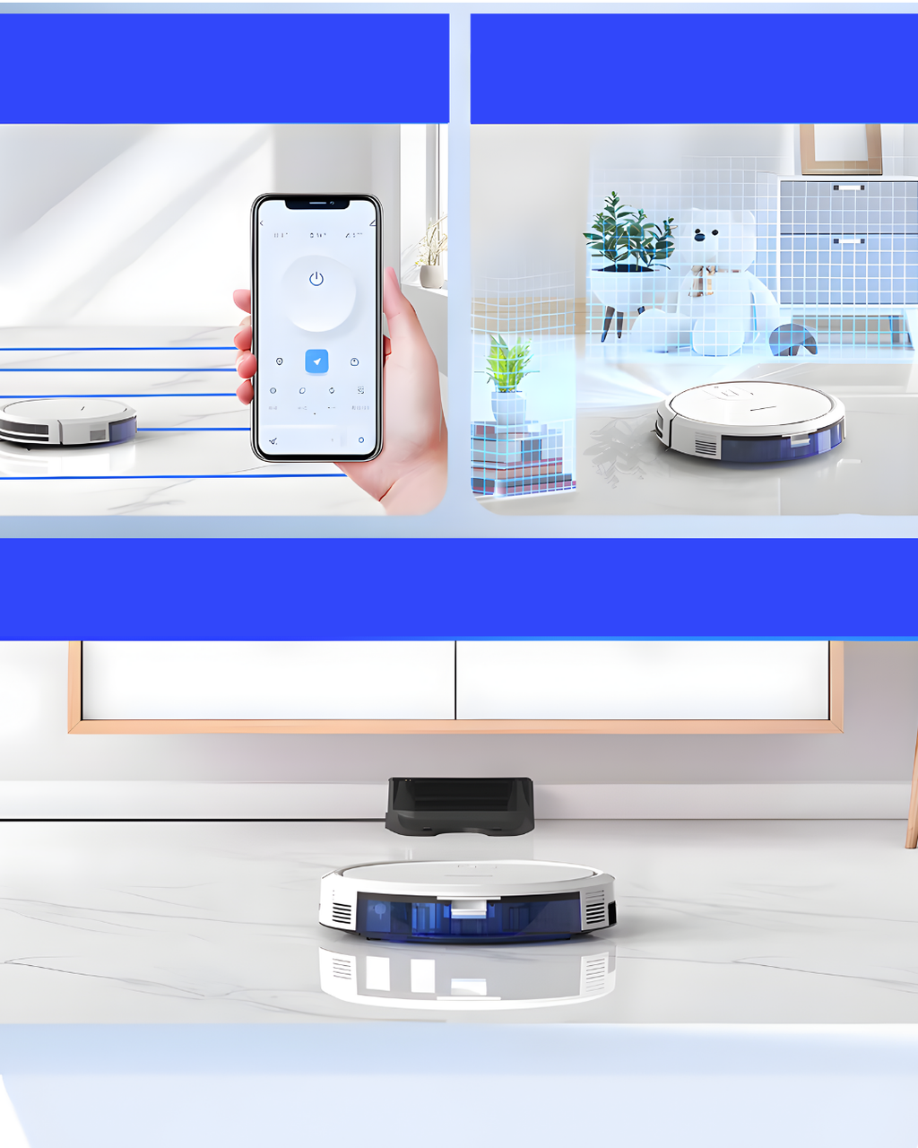 Smart Robot Vacuum & Mop with App Control for Busy Homes