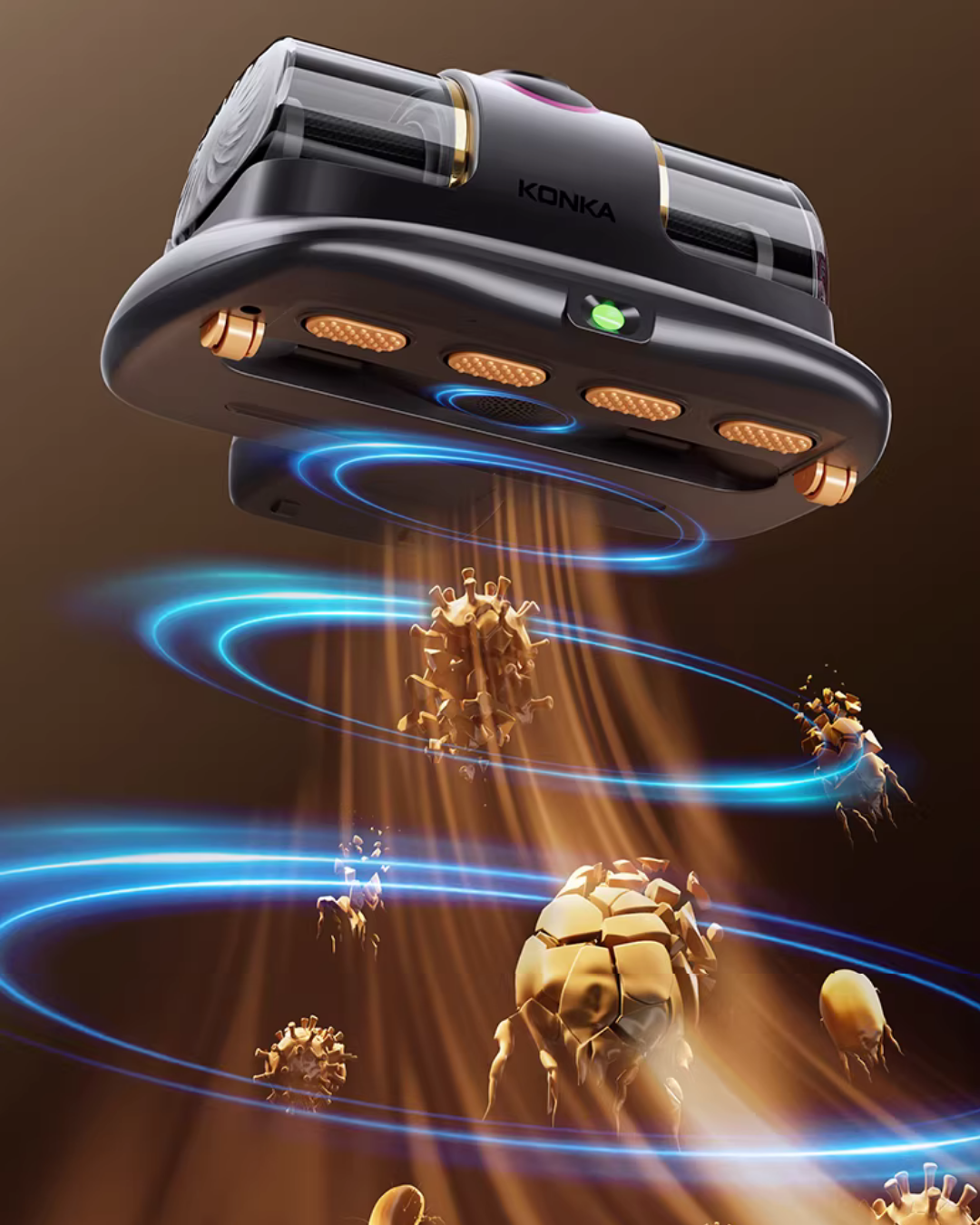 Mite Vacuum Cleaner for Mattresses with UV & HEPA Filtration