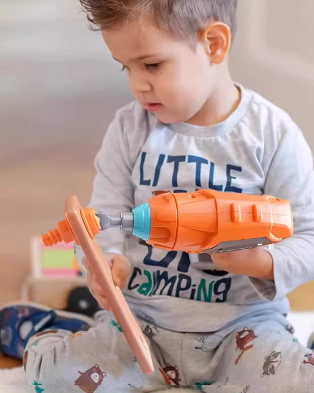 201-Piece Kids Construction Tool Set for Hands-On Learning & Play