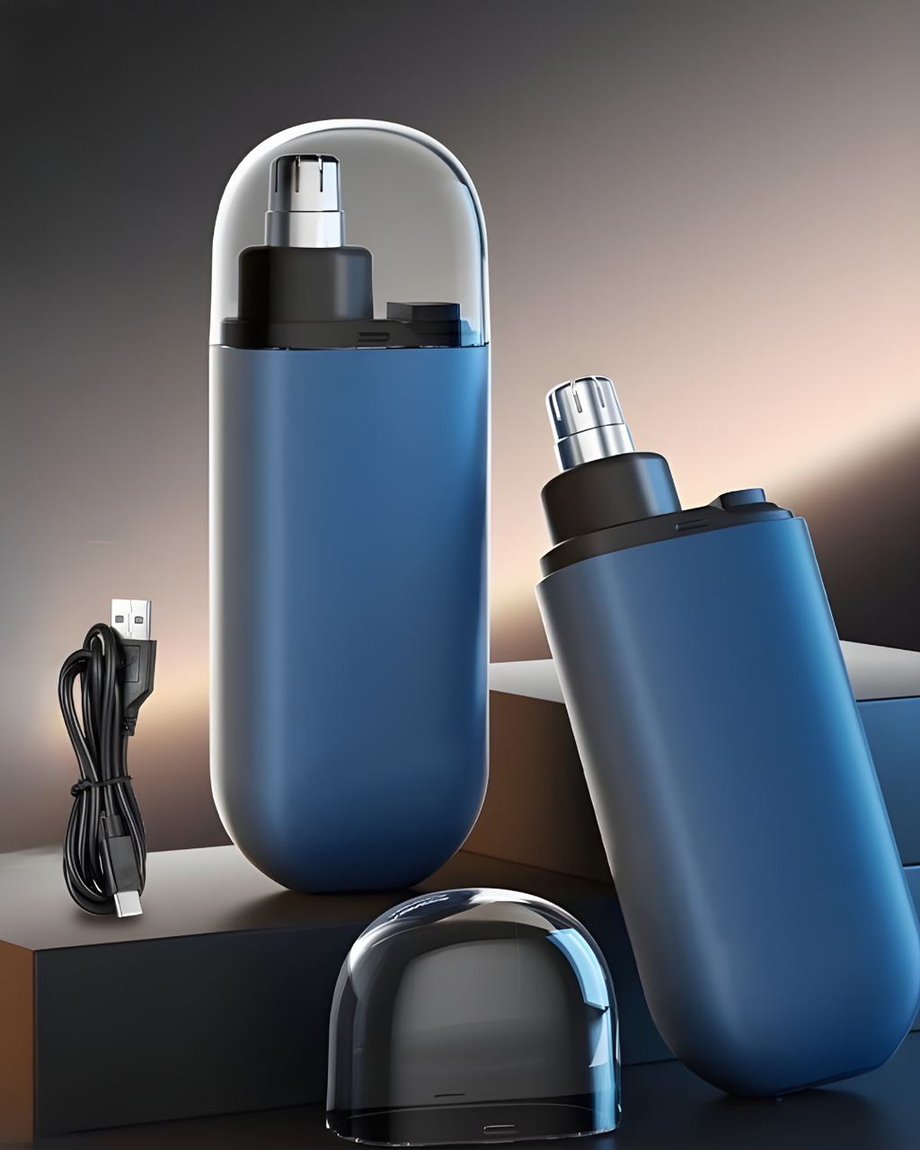 Mini Nose Hair Trimmer – Quiet, Safe, Travel-Friendly & Rechargeable