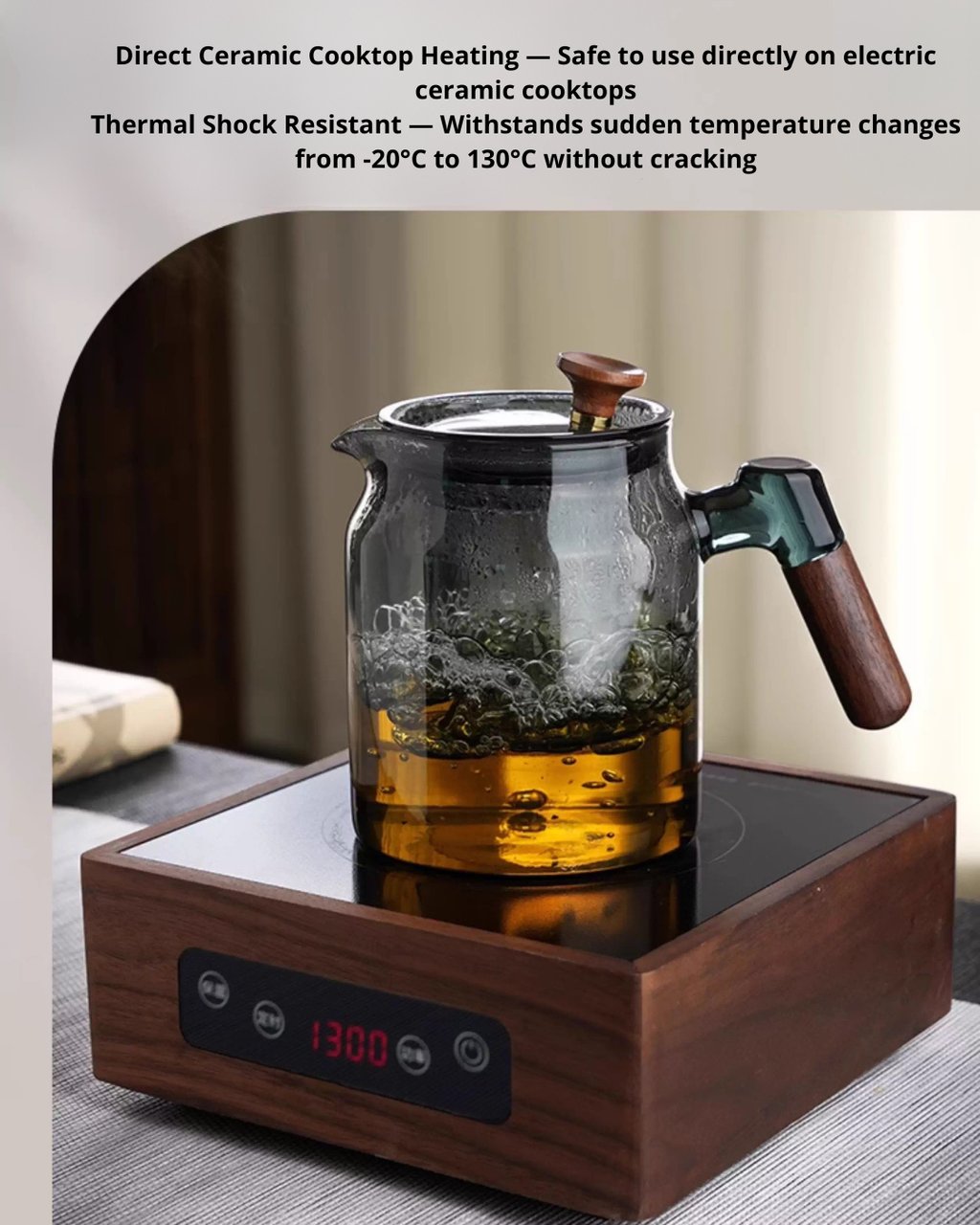 Elegant Glass Tea Set for Everyday Brewing & Mindful Gatherings