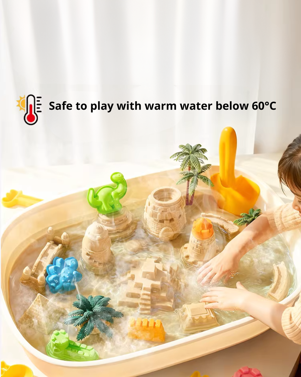 Floating Space Sand Playset – Reusable, Moldable Fun for Kids 3+