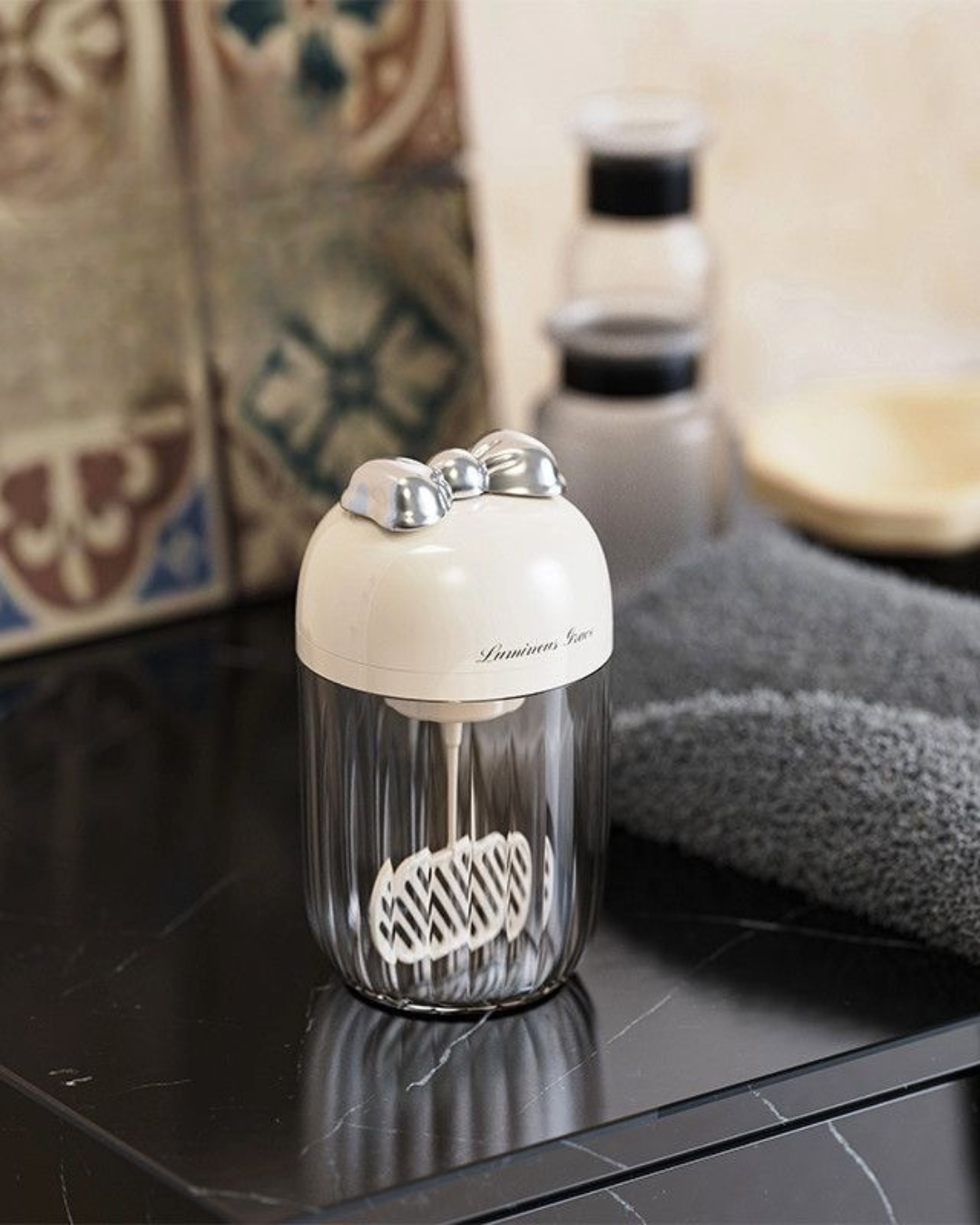 Electric Facial Cleanser Foam Maker – Instant Micro-Foam, Gentle & Portable