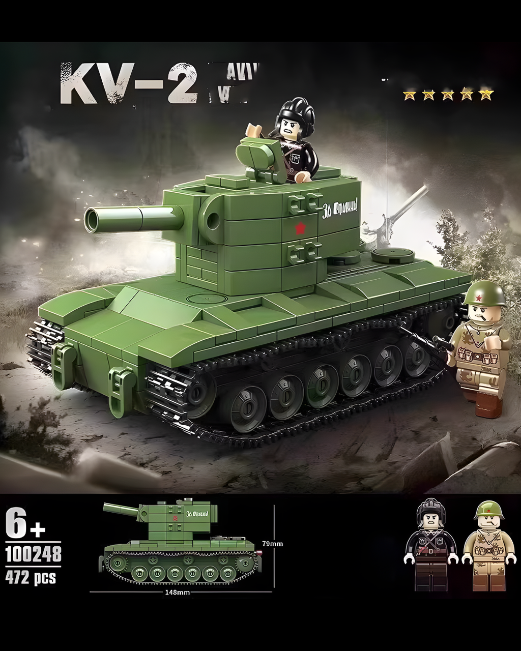 Hands-On WWII Tank Model Kit – Creative STEM Building for Teens & Adults