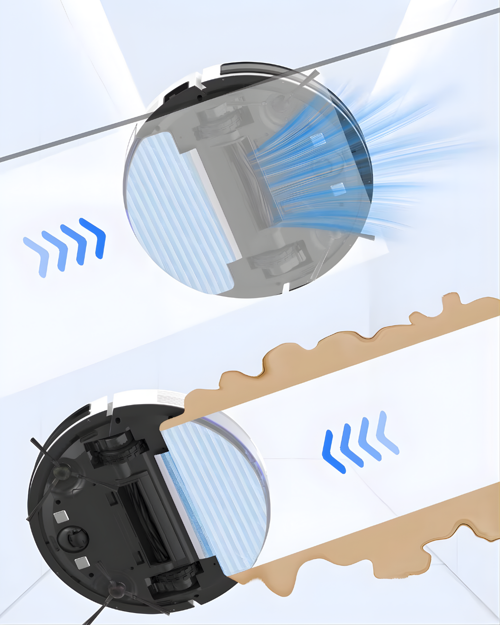 Smart Robot Vacuum & Mop with App Control for Busy Homes