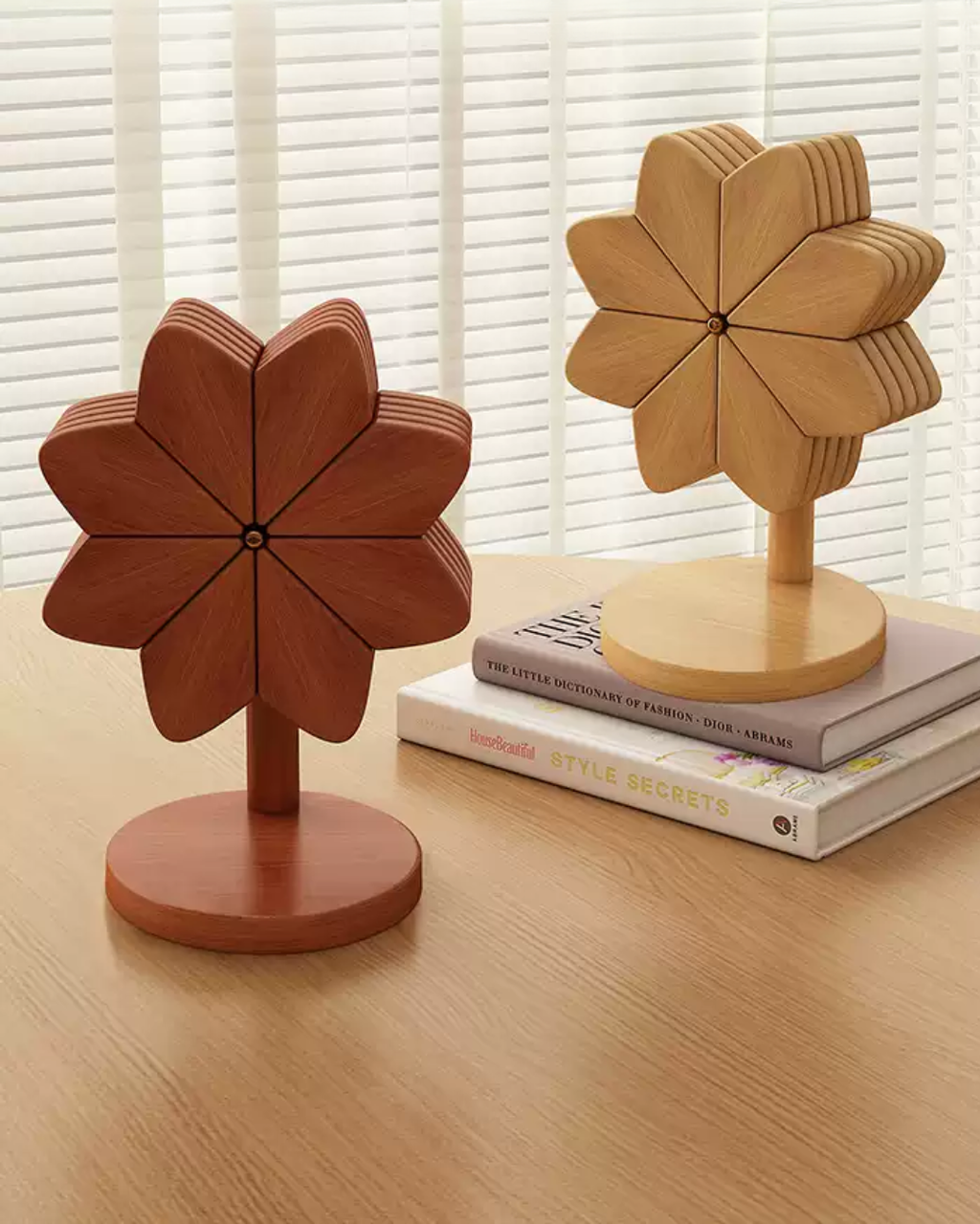Windmill Bamboo Trivet & Heat-Resistant Table Mat