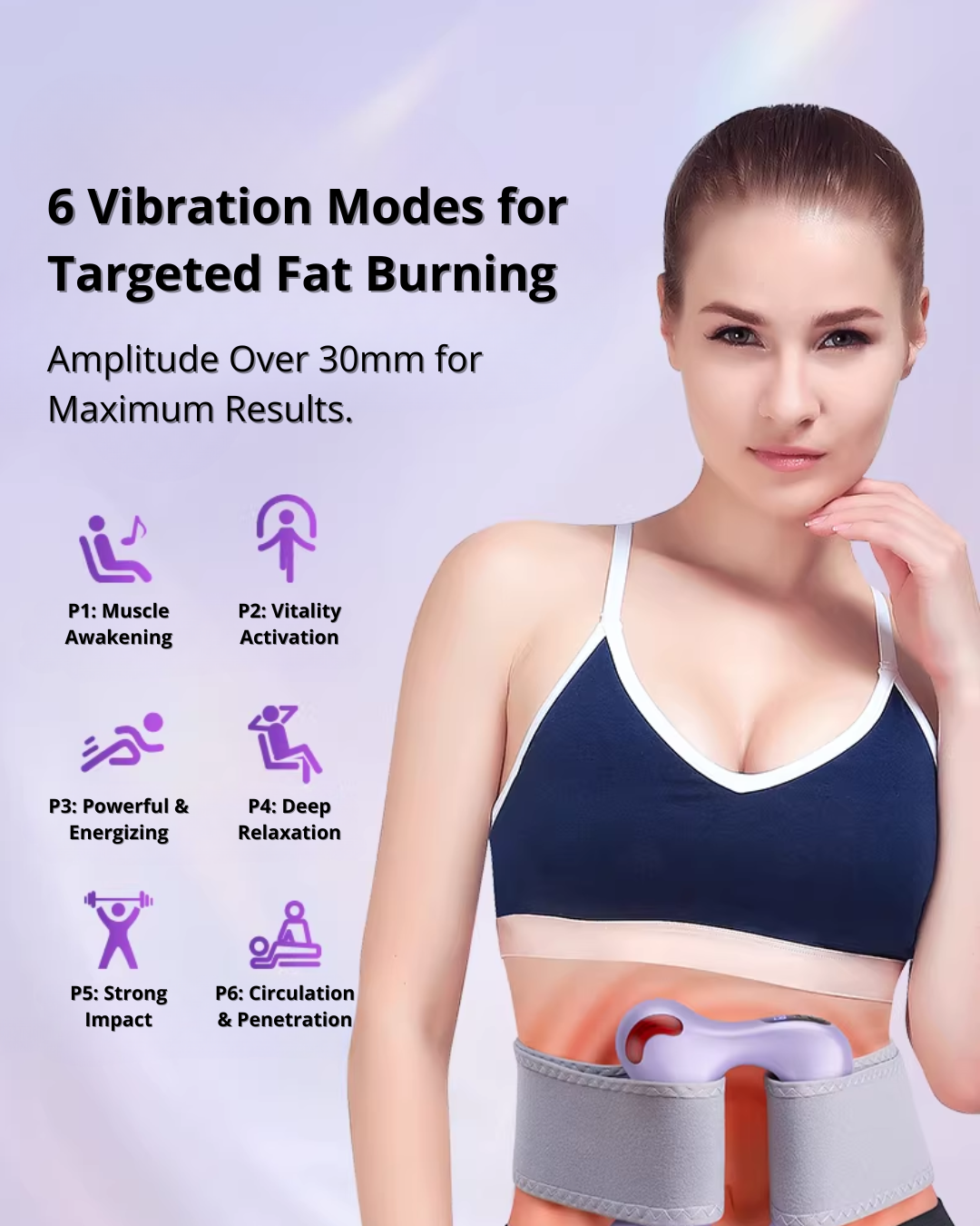 Vibration Fat Burning & Massage Device for Home & Office Use