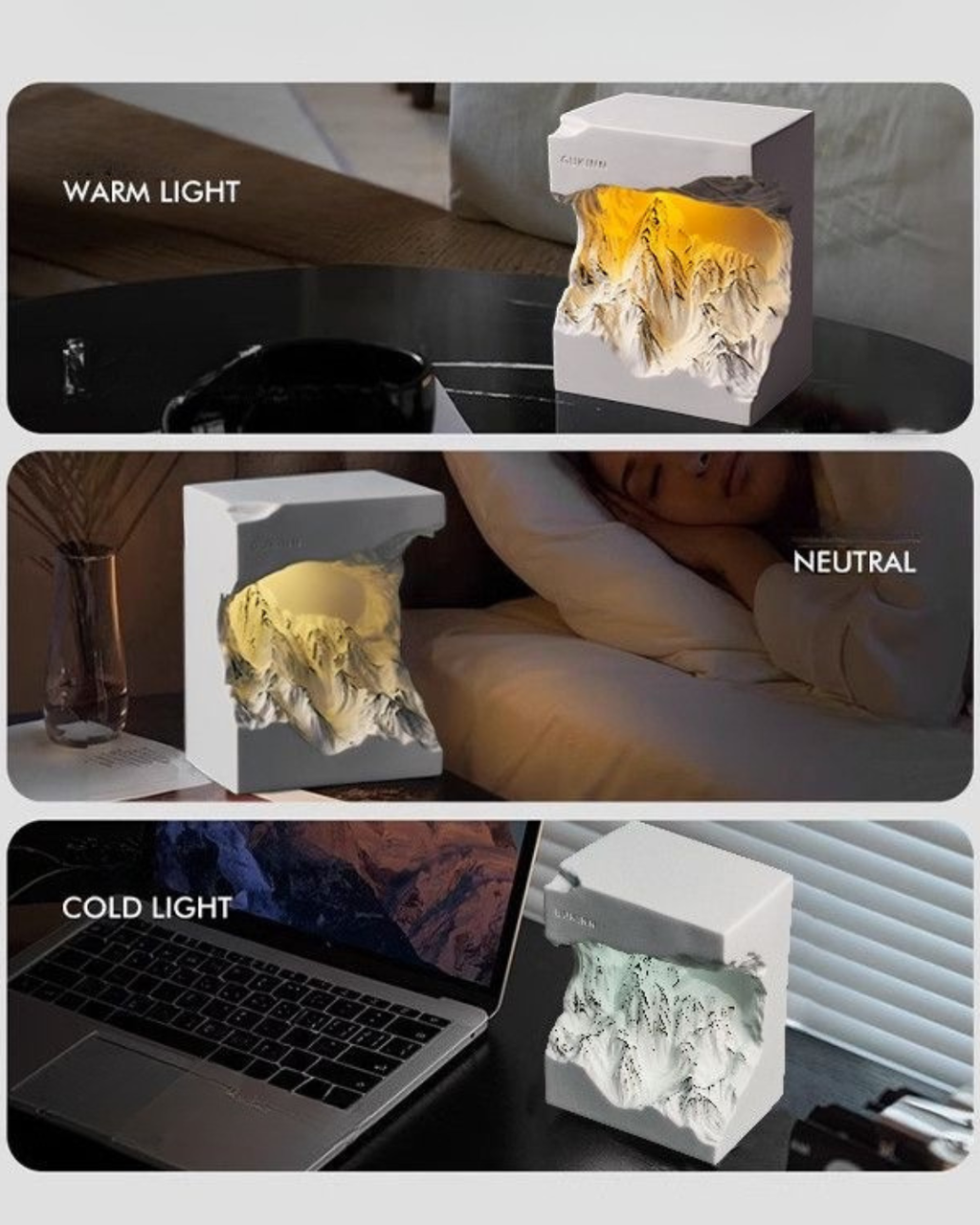Snow Mountain Aroma Diffuser Night Lamp