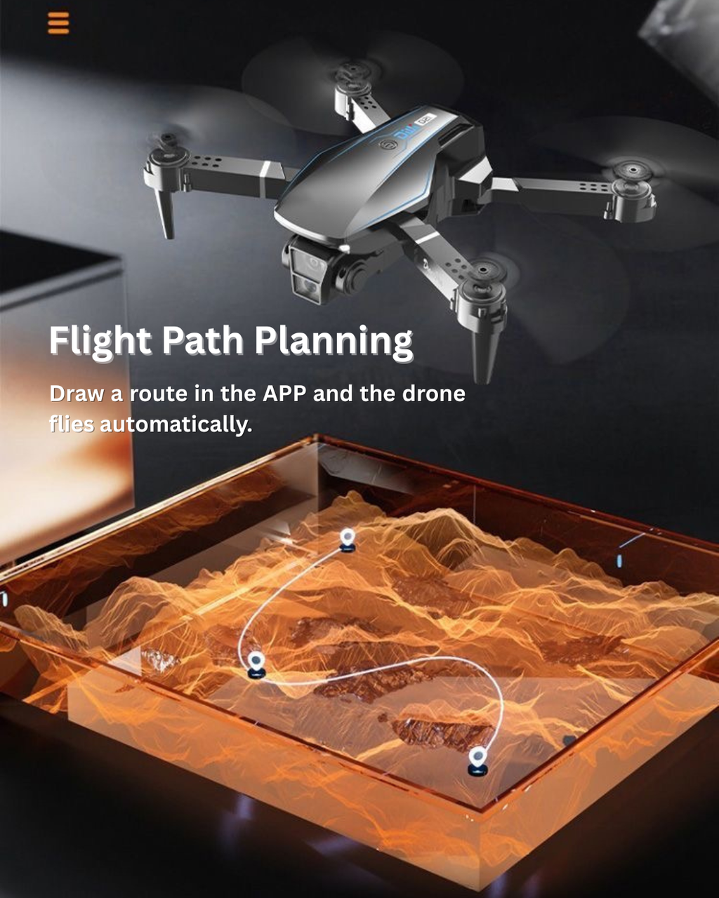 Beginner-Friendly 8K HD Dual Camera Drone with Optical Flow Hover & Live FPV
