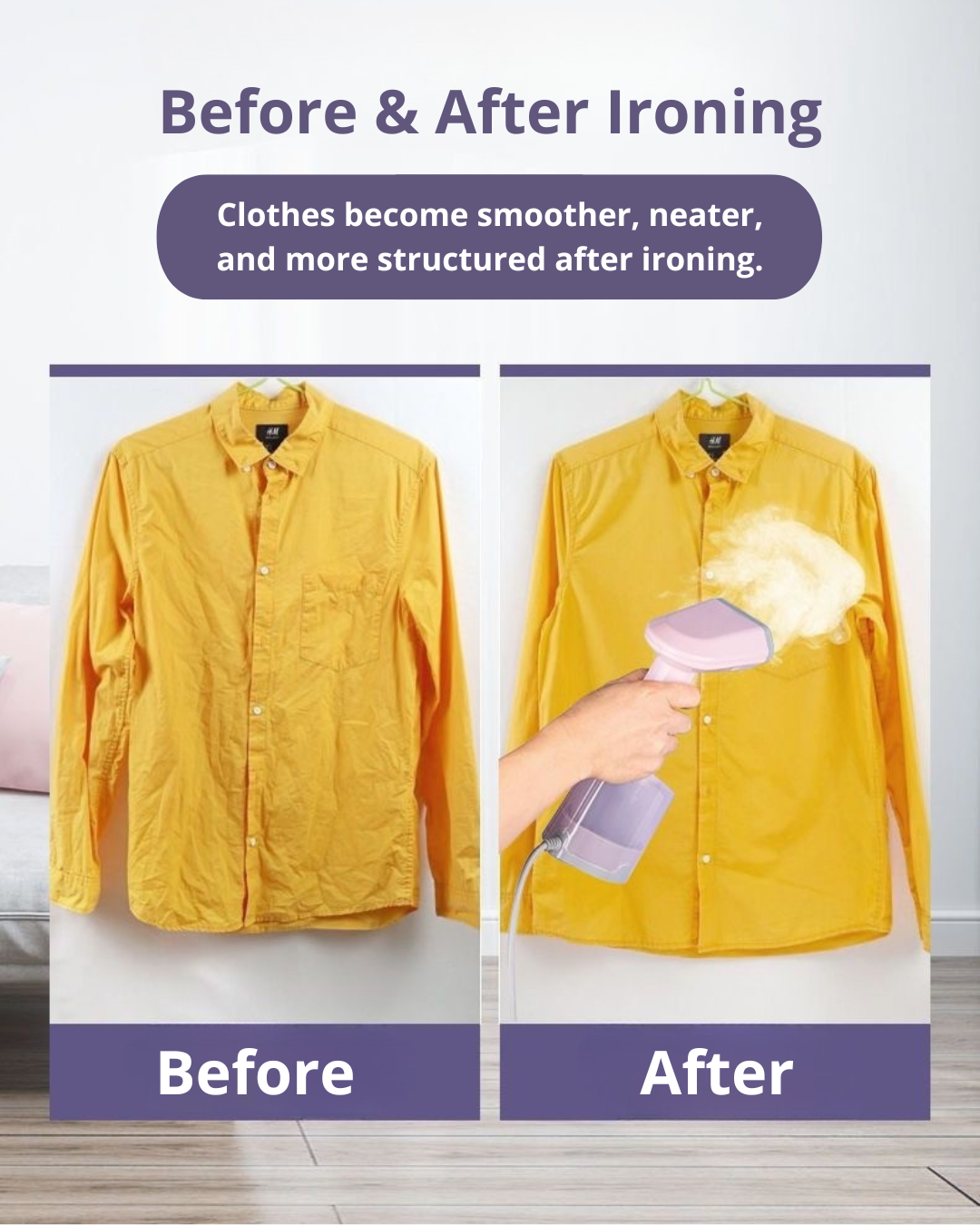 Handheld Steam Cleaner & Garment Steamer for Home & Clothing Care