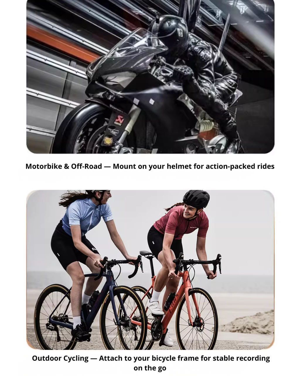 4K Action Camera – Anti-Shake, Night Vision, 180° Rotatable Lens