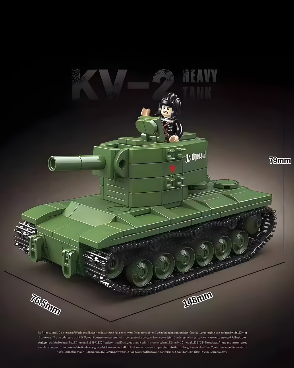 Hands-On WWII Tank Model Kit – Creative STEM Building for Teens & Adults