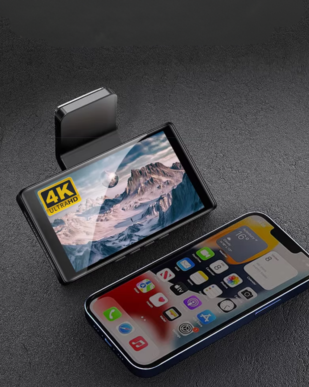 4K Night Vision Dash Cam – Front & Rear, WiFi App & Emergency Lock