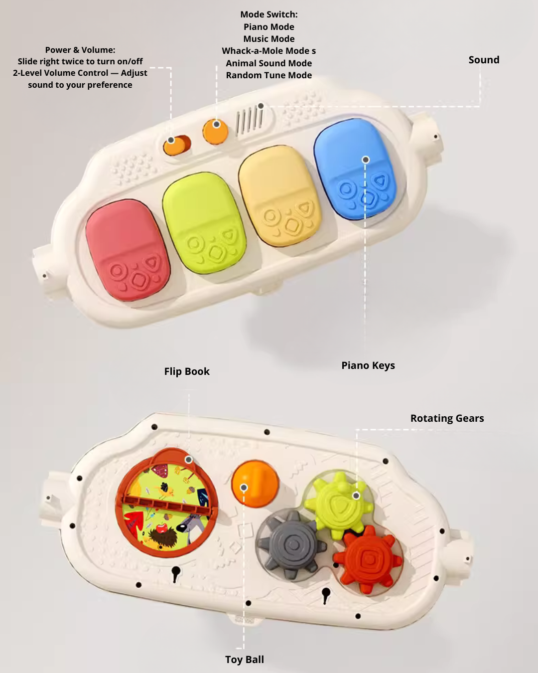 7-in-1 Multi-Function Baby Activity Gym & Walker for Infant Development