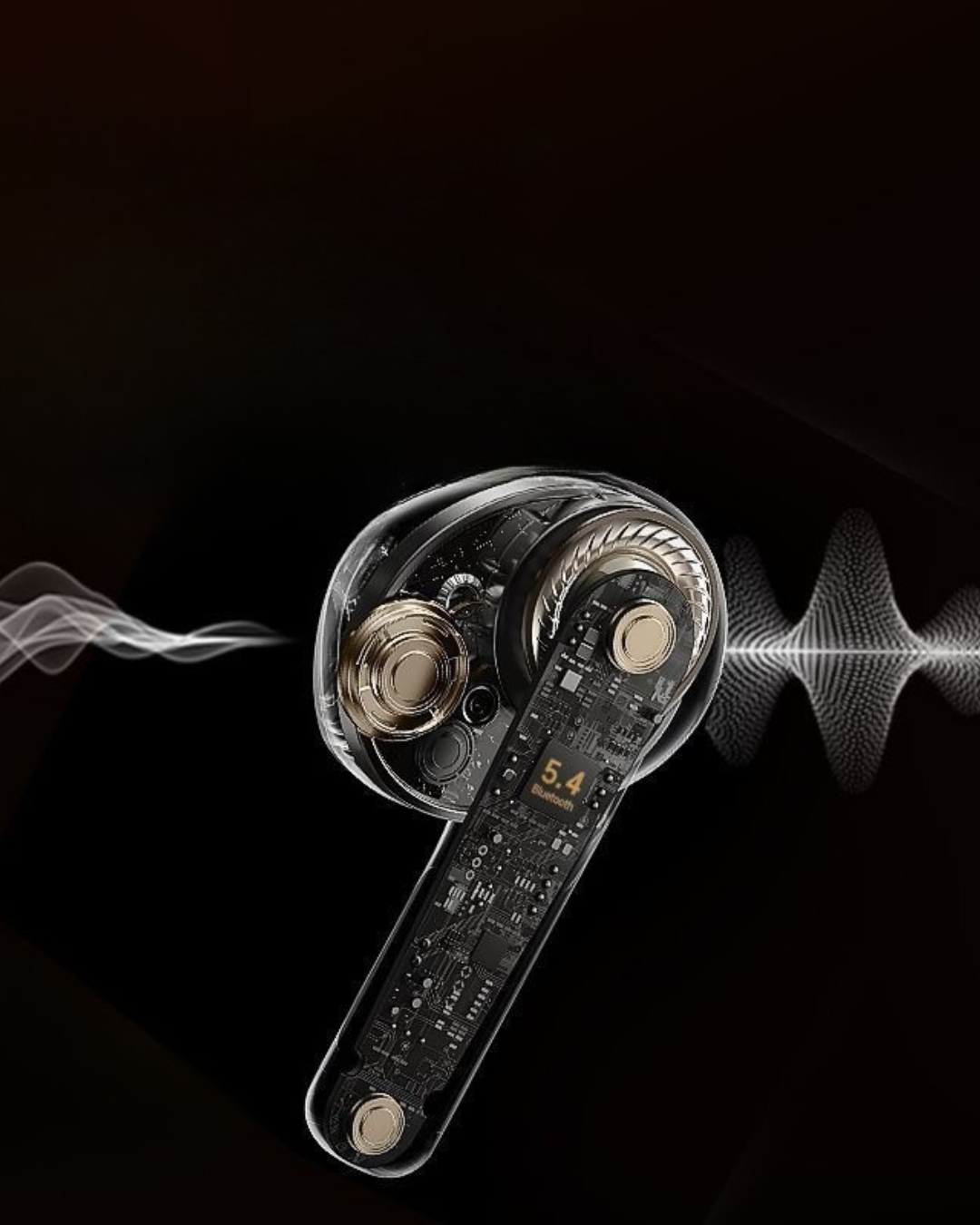 Bluetooth 5.4 Wireless Earbuds – HiFi Sound, Low-Latency & LED Battery