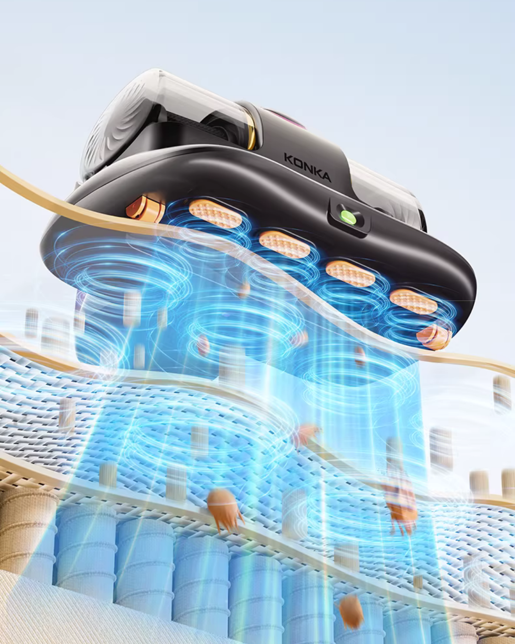 Mite Vacuum Cleaner for Mattresses with UV & HEPA Filtration
