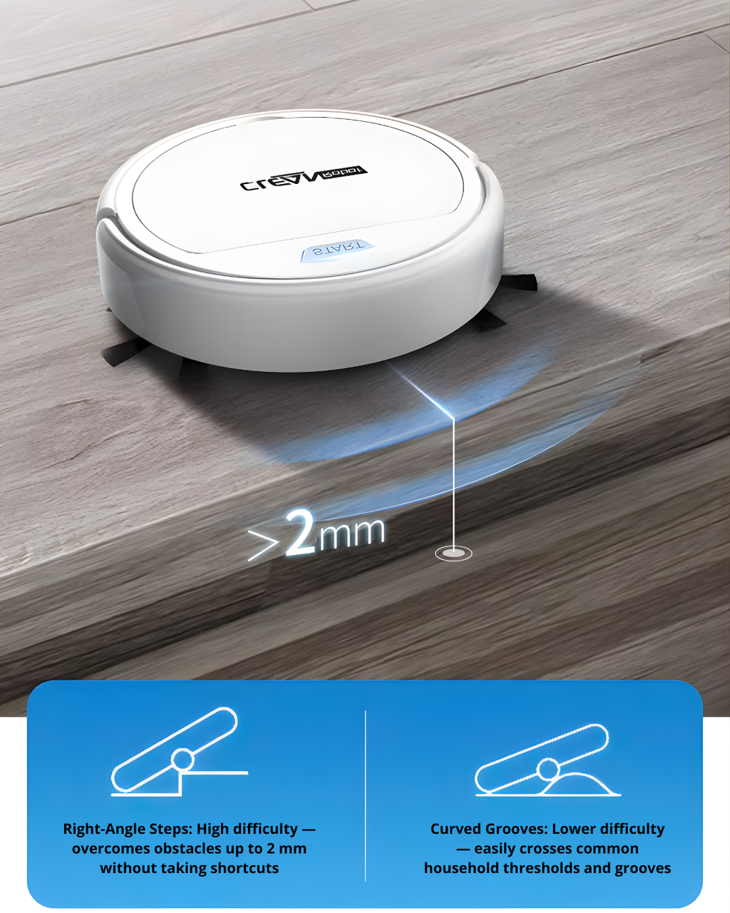 Smart Robot Vacuum & Mop for Effortless Home Cleaning