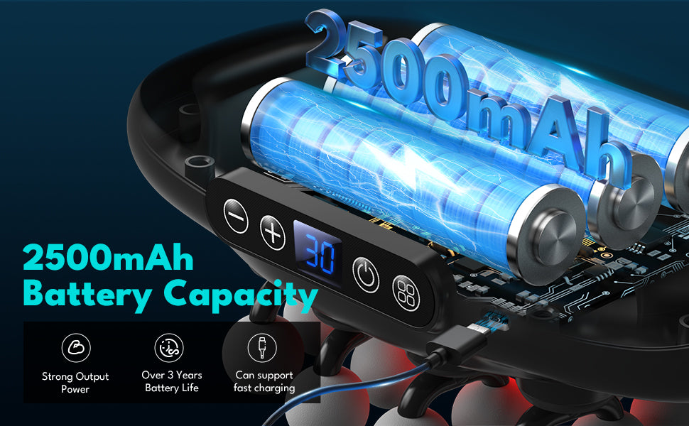 Portable Deep Tissue Massage Gun – 16-Head Muscle Relief & Recovery