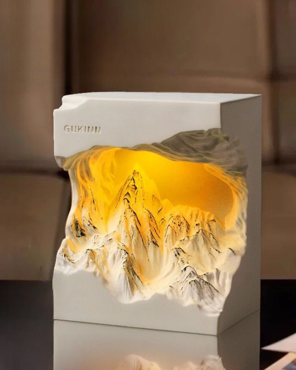 Snow Mountain Aroma Diffuser Night Lamp