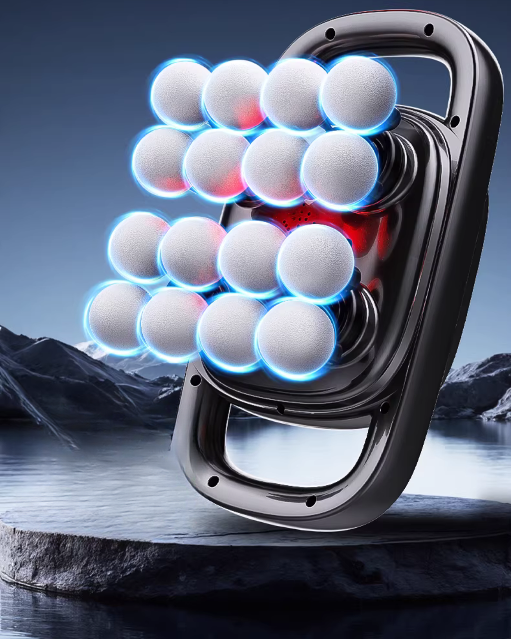 16-Head Deep Tissue Massage Gun for Muscle Recovery & Pain Relief