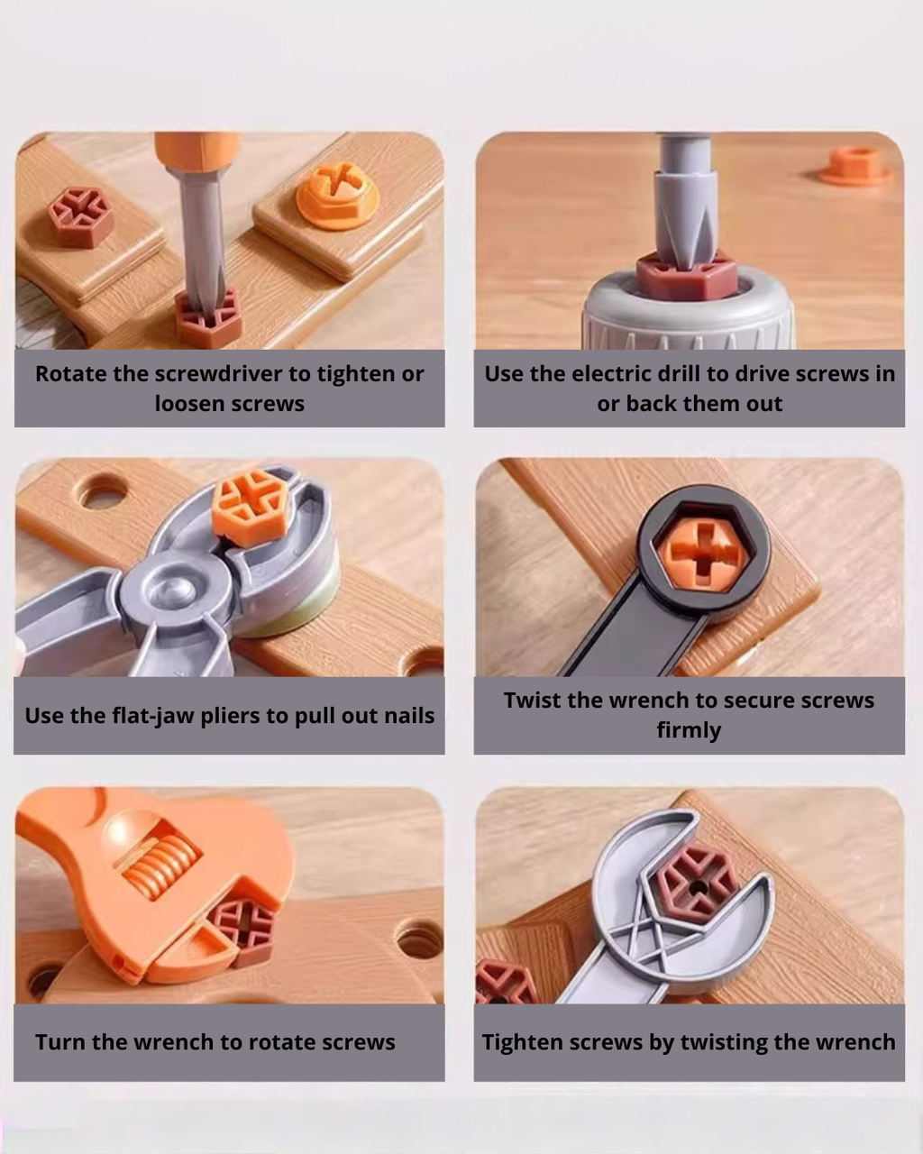 201-Piece Kids Construction Tool Set for Hands-On Learning & Play