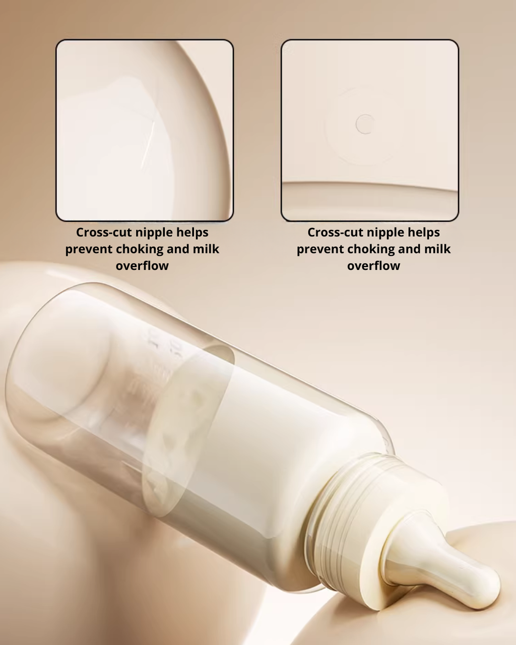 Disposable Baby Bottle – 200ml, BPA-Free, EO-Sterilized, Ready-to-Use