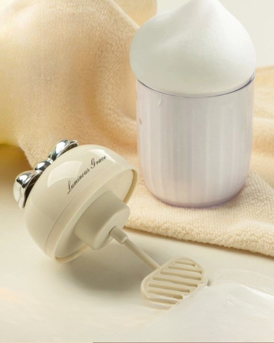 Electric Facial Cleanser Foam Maker – Instant Micro-Foam, Gentle & Portable