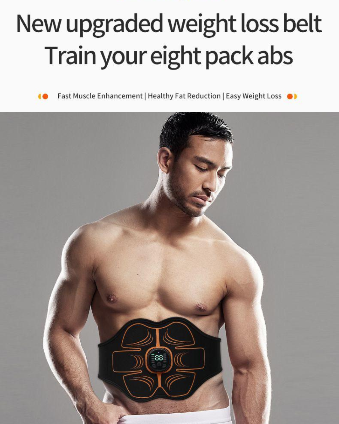 Wireless EMS Waist Belt – Hands-Free Abdominal & Core Toning