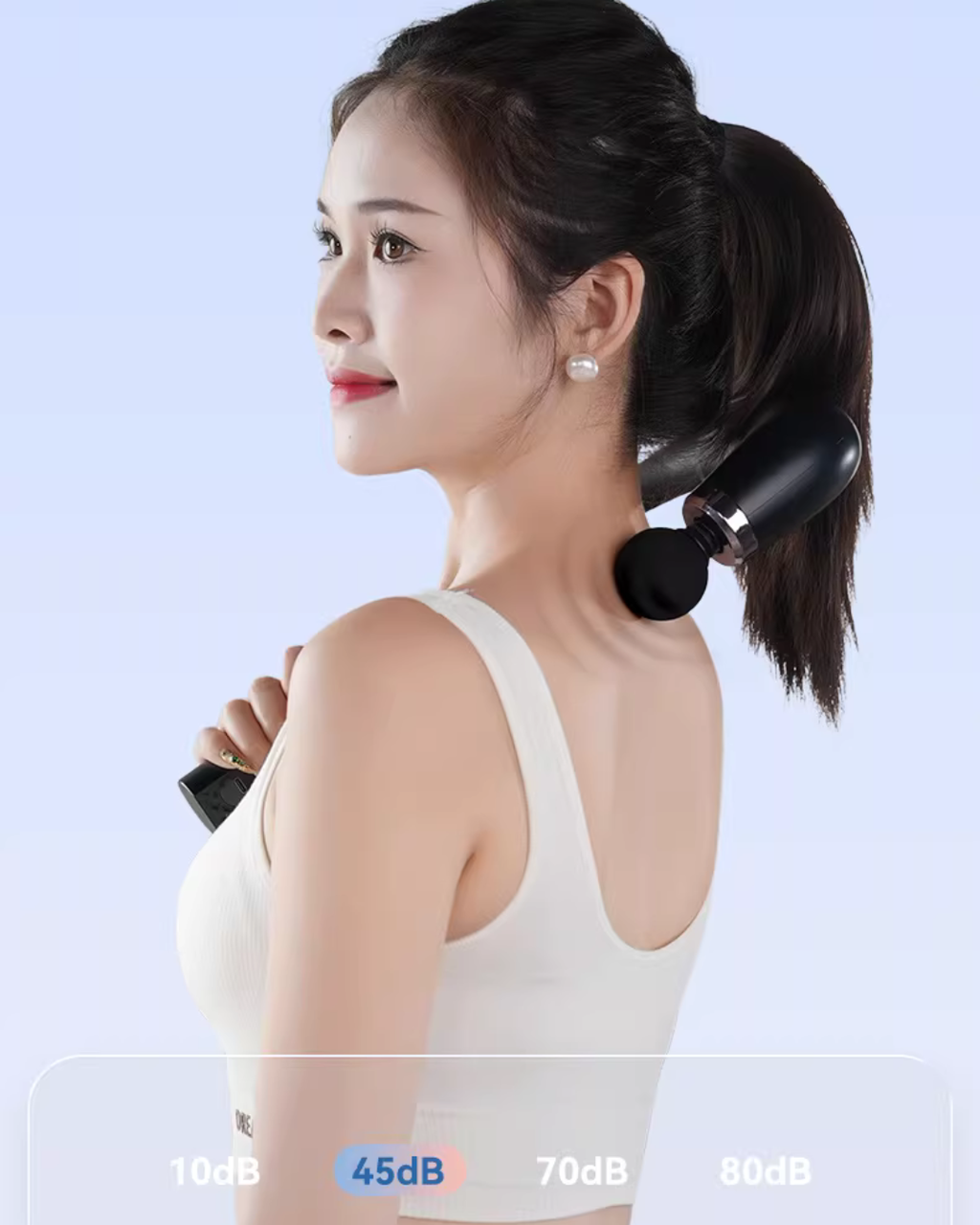 Quiet Massage Gun for Deep Muscle Relief & Full-Body Recovery