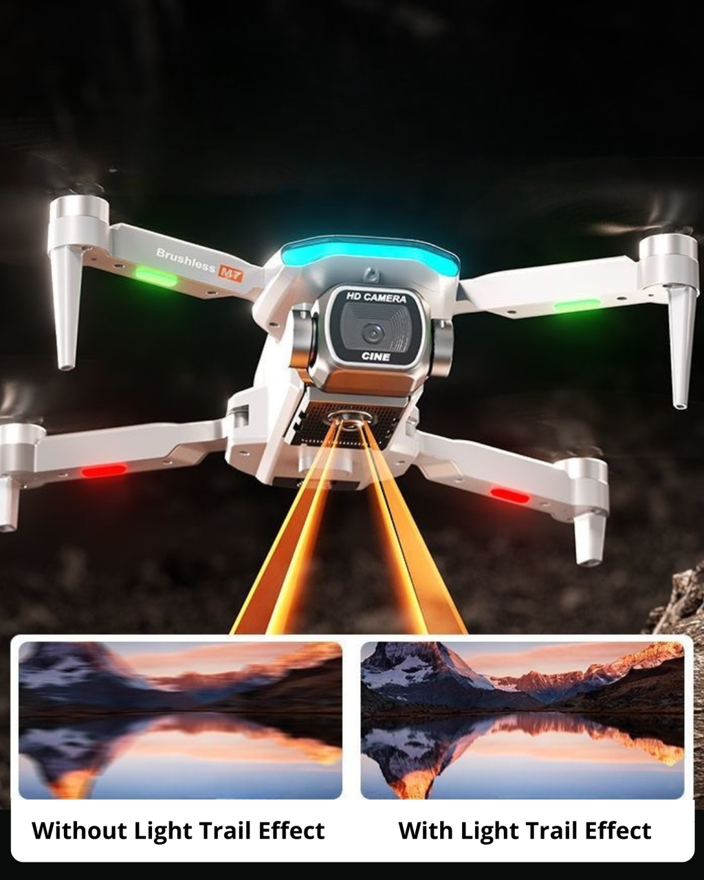 Professional HD Camera Drone with 7.48” Screen & 50× Zoom