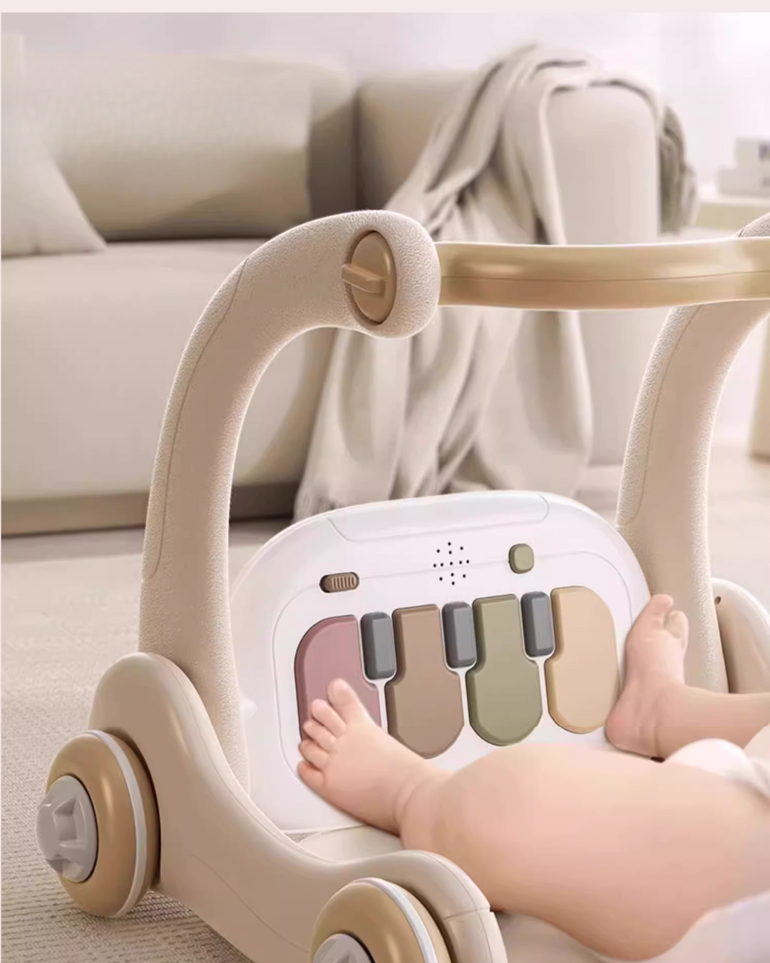 5-in-1 Baby Activity Gym & Walker for Infant Development & First Steps