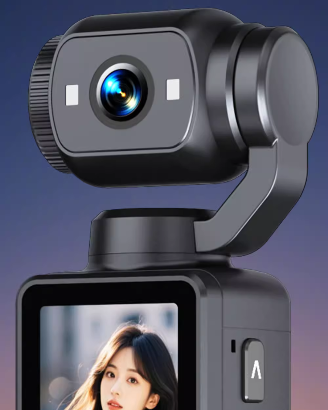 4800W HD Camera with Large Screen & Anti-Shake for Travel & Sports