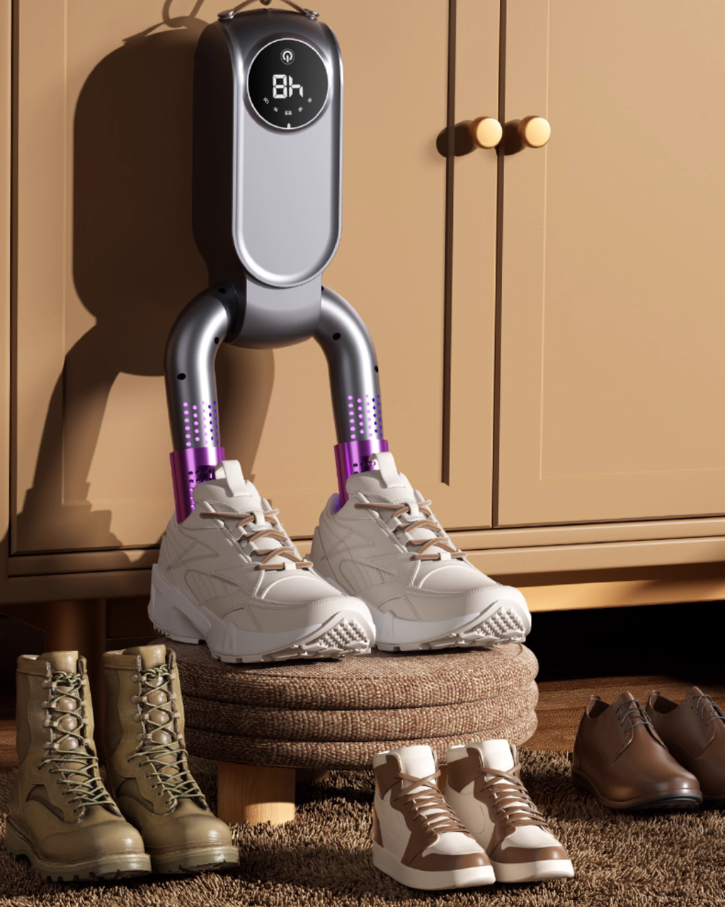 Compact Smart Shoe Dryer for Sneakers, Boots & Daily Use