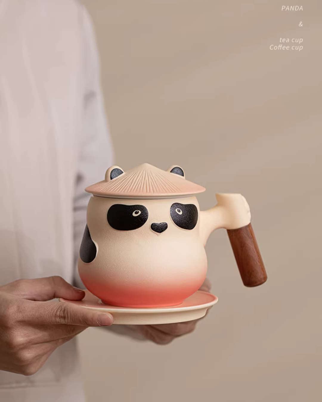 Panda Hero Tea & Coffee Cup Set for Calm Daily Moments