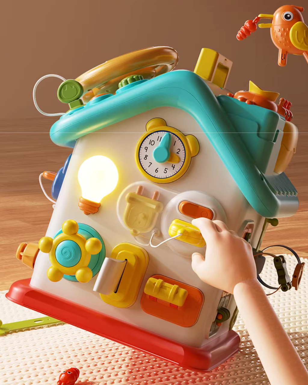 Interactive Montessori Busy Cube – Fine Motor & Early Learning Toy