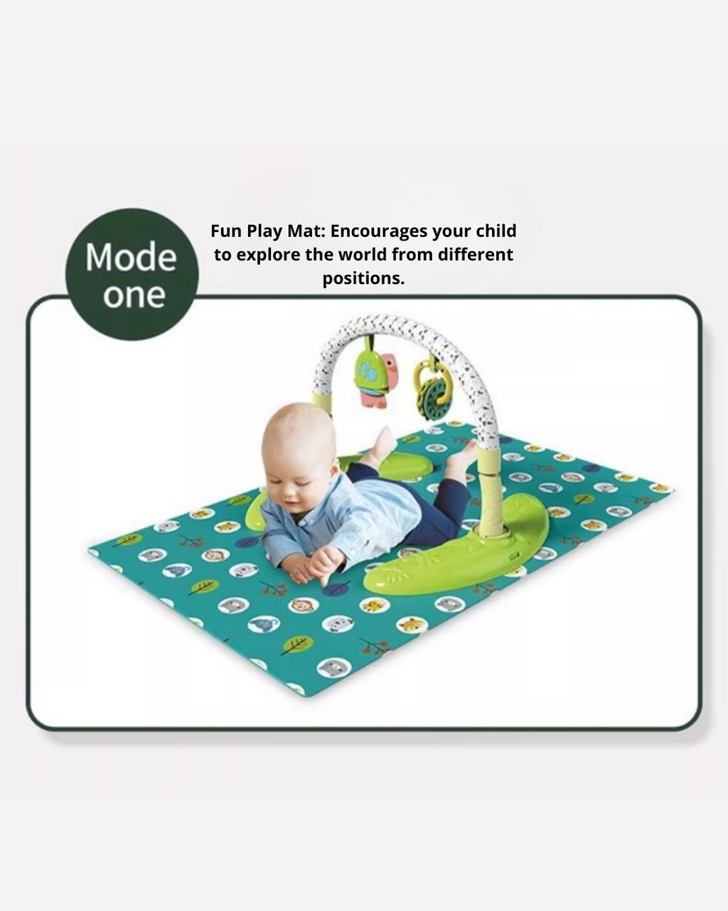 Multi-Function Baby Jumper Chair with 360° Rotating Seat & Toys