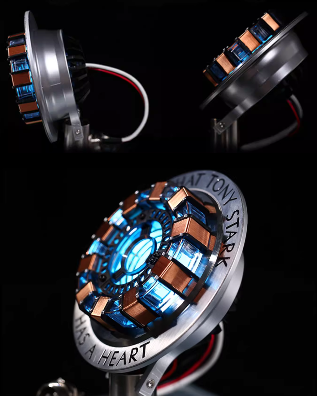 Arc Reactor Display Model with Real Copper Coils & Metal Frame